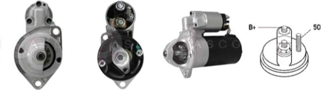 CASCO CST10269AS Starter Anlasser 1,30kW für LAMBORGHINI Espada Coupe 12V