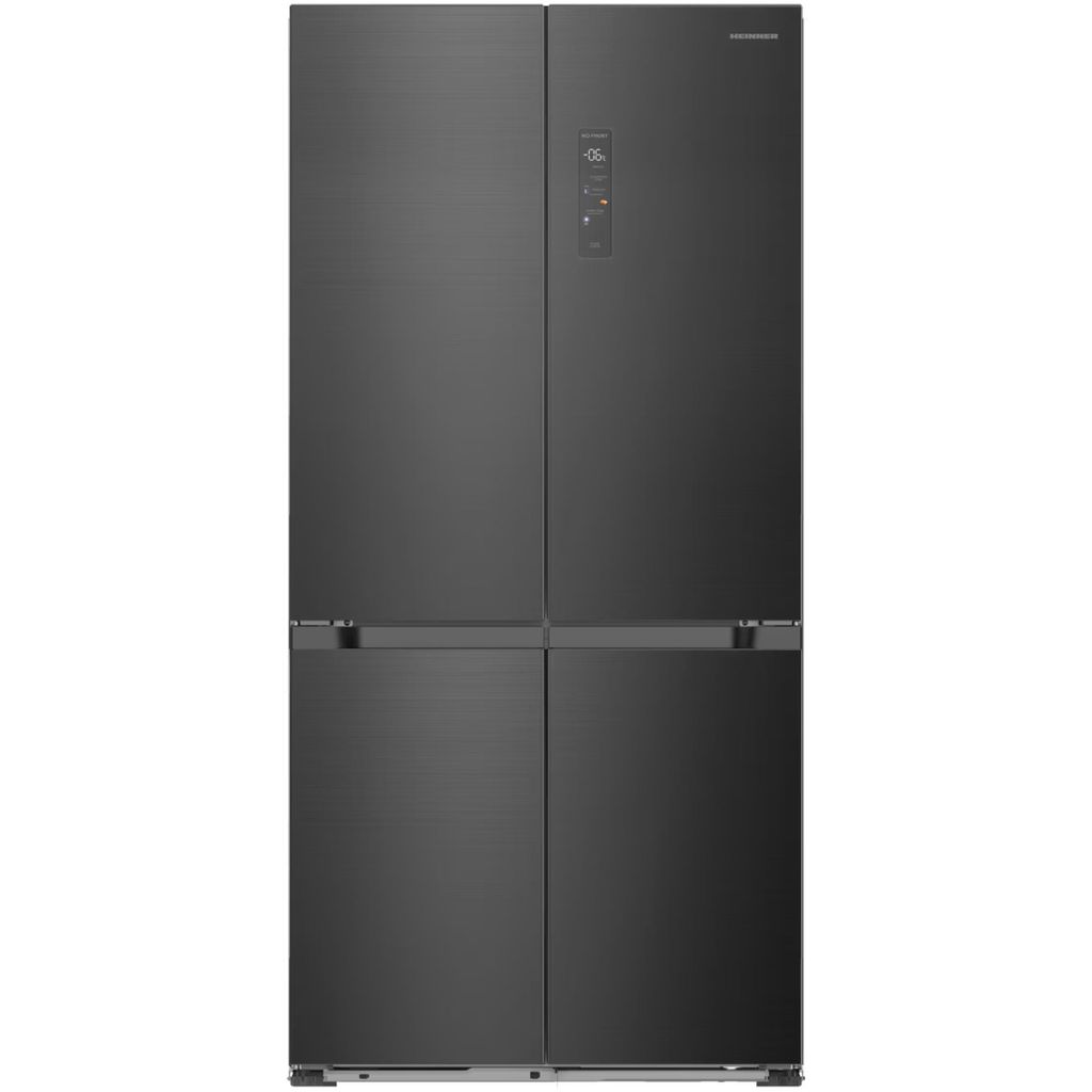 Heinner HSBS-HM505MDSINFDXE++ Multi-Door Kühlschrank 505L, No Frost, LED-Touch-Display, InoxCool