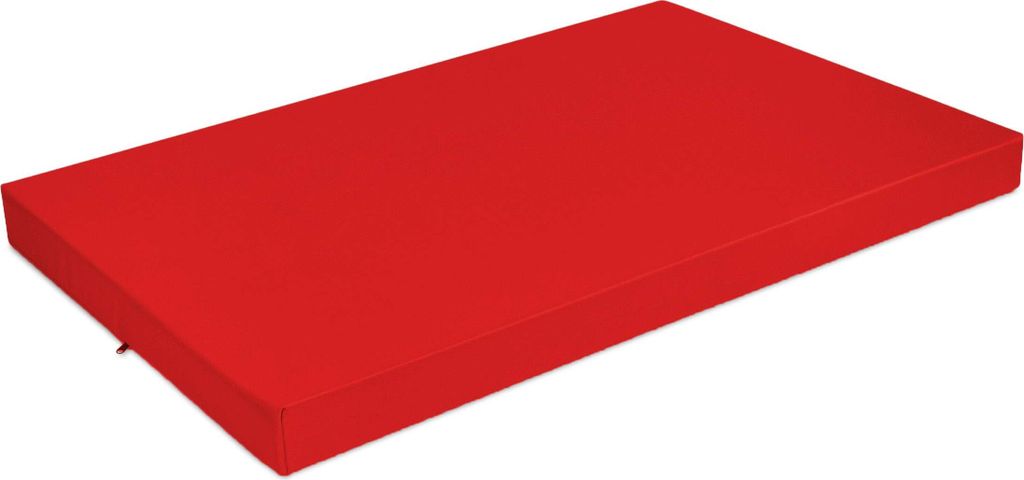 Hundebett Hundekissen Hundematratze Tierbett für Hunde - Wasserdicht, Waschbar - 120x80 cm - Rot