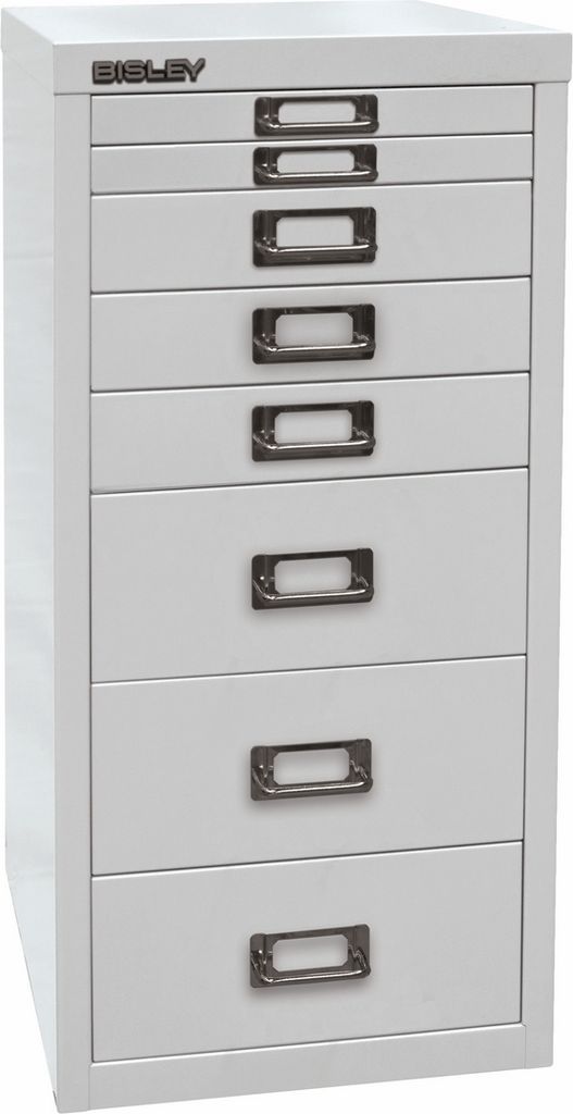 Bisley MultiDrawer Schubladenschrank - Farbe: Lichtgrau Produktbild 