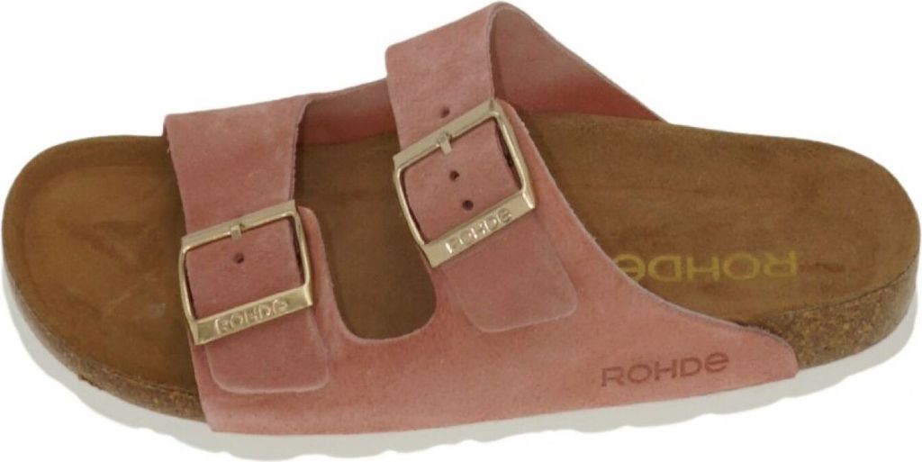 Ciabatte Larghezza G Pantofole Donna Rohde Alba - Ciabatte Con Plantare