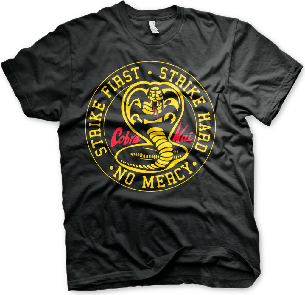 Cobra Kai T-Shirt Herren Cobra Kai Round Patch schwarz XXL