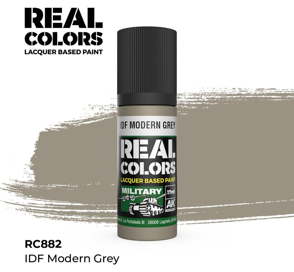 AK Interactive RC882 - IDF Modern Grey 17 ml. - Neu