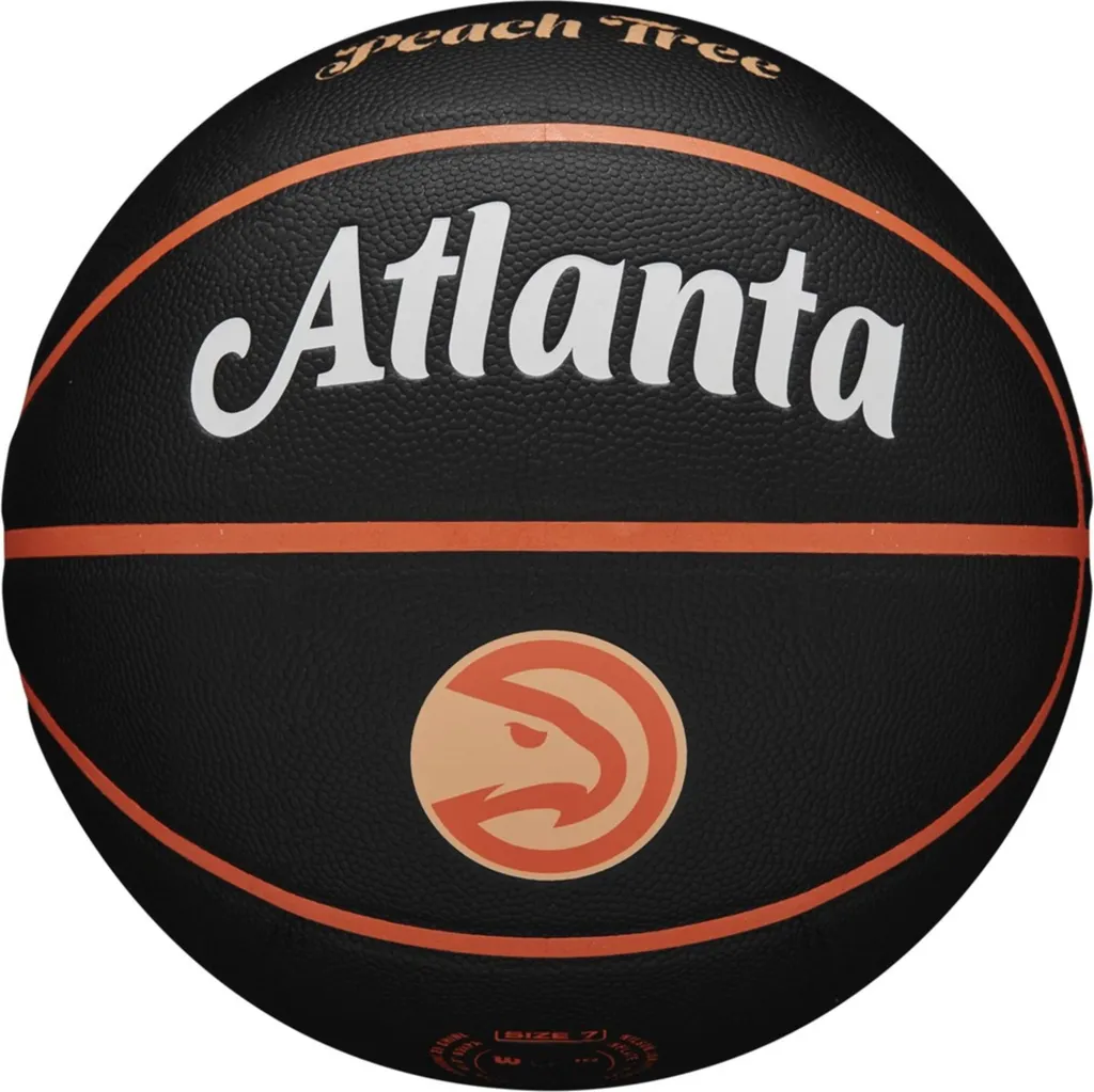 Ballon de Basket pour Entraînement et Collection Wilson NBA Atlanta Hawks
