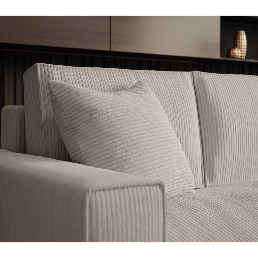 Ecksofa Parys L-form Polsterecke mit Cord-Bezug mit Produktbild 7