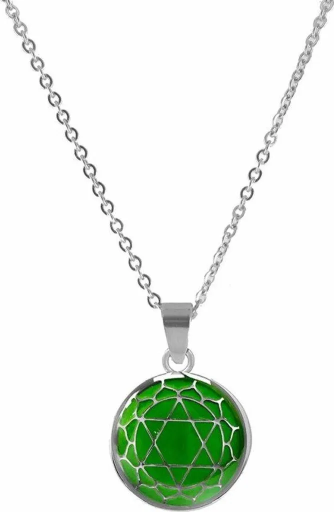 Ciondolo Chakra Verde CO88 8CN-26003 | Equilibrio e Benessere Donna - 2