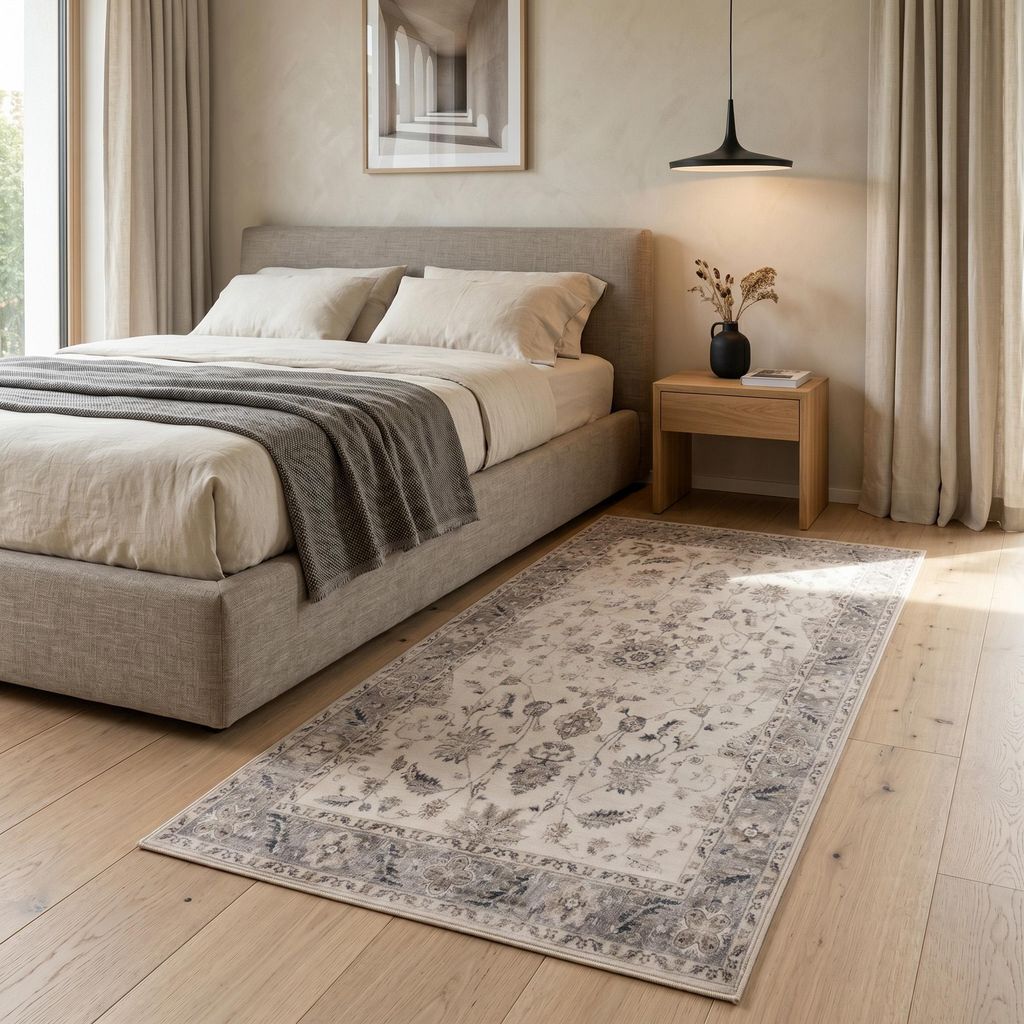 Carpetsale24: Umývateľný koberec, vintage štýl, krátky Obrázok produktu 