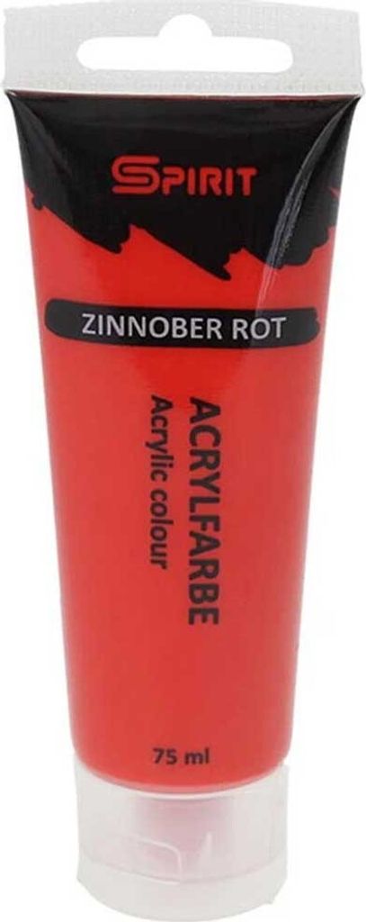 Spirit Acrylfarbe 75 ml, Farbe:Zinnoberrot Produktbild 