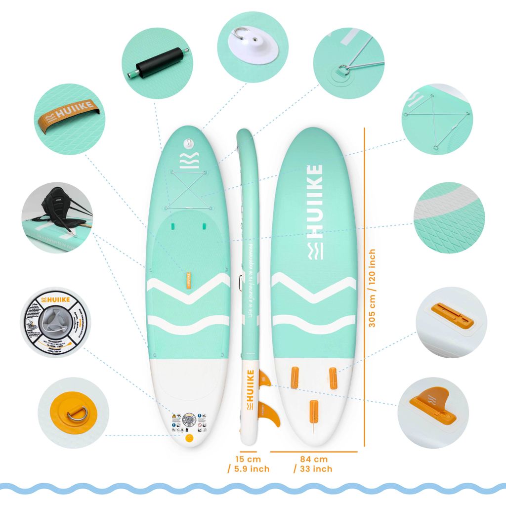 Stand Up Paddling Board Hochwertigem Zubehör – HUIIKE | Sup Produktbild 2