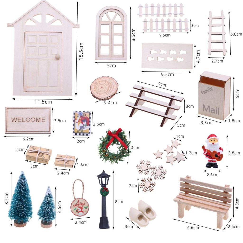 Porta Elfo Natale Kit Porta Gnomo Set, Elfo Natale Accessori per Porte Elfo Set, Decorazioni per Elfi di Natale con Porta degli Elfi Natale Albero di Natale Recinzione Scala Striscia Tappeto Porta Elfo Natale Kit Porta Gnomo Set, Elfo Natale Accessori per Porte Elfo Set, Decorazioni per Elfi di Natale con Porta degli Elfi Natale Albero di Natale Recinzione Scala Striscia Tappeto