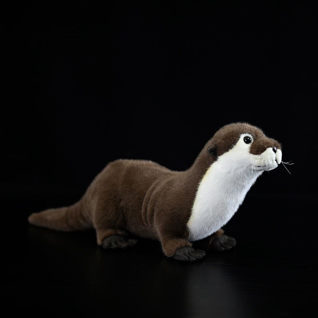 Otter Kuscheltier 42 cm – Realistisches Plüschtier Wildtier Stofftier