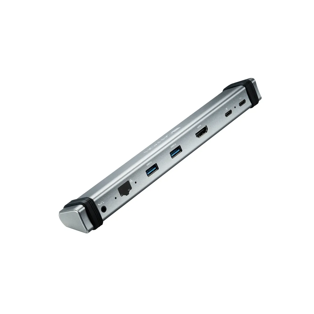 Adaptateur Multiport USB-C 6-en-1 avec Charge 60W et Sortie Audio Jack