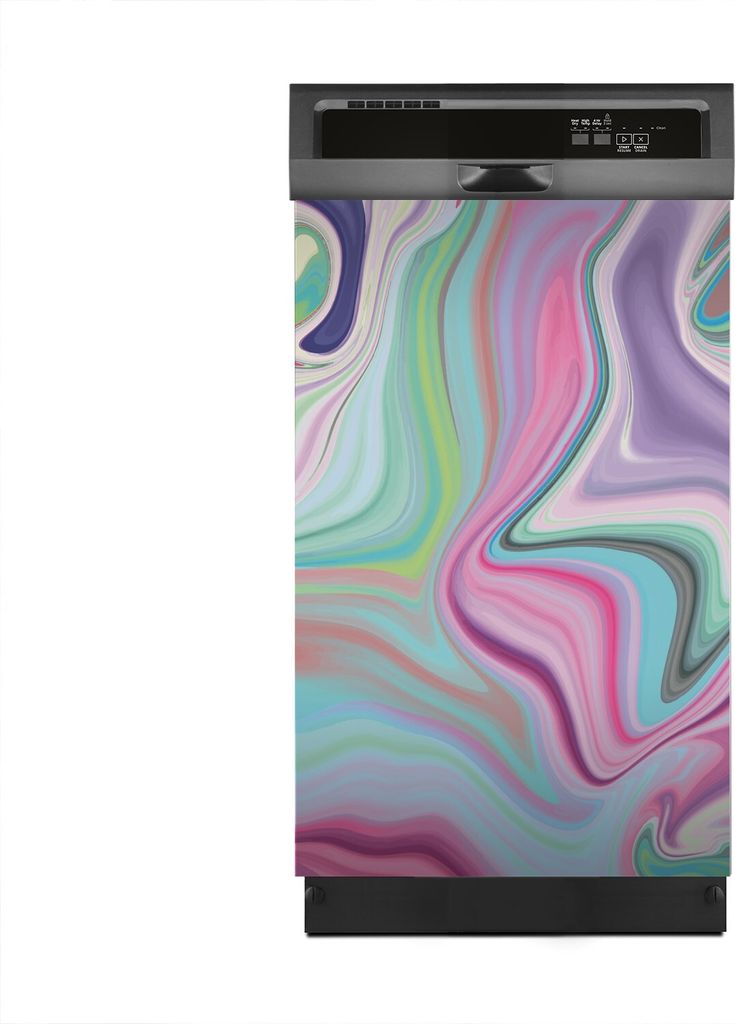 Magnete Dekorative 45x70 cm Küche Magnetmatte Spülmaschine - Farbig Mosaik Abstrakt