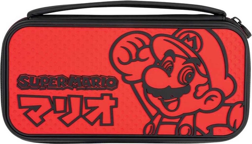 PDP 500-051-EU, Schutzhülle, Nintendo, Schwarz, Rot, Nintendo Switch, Reißverschluss