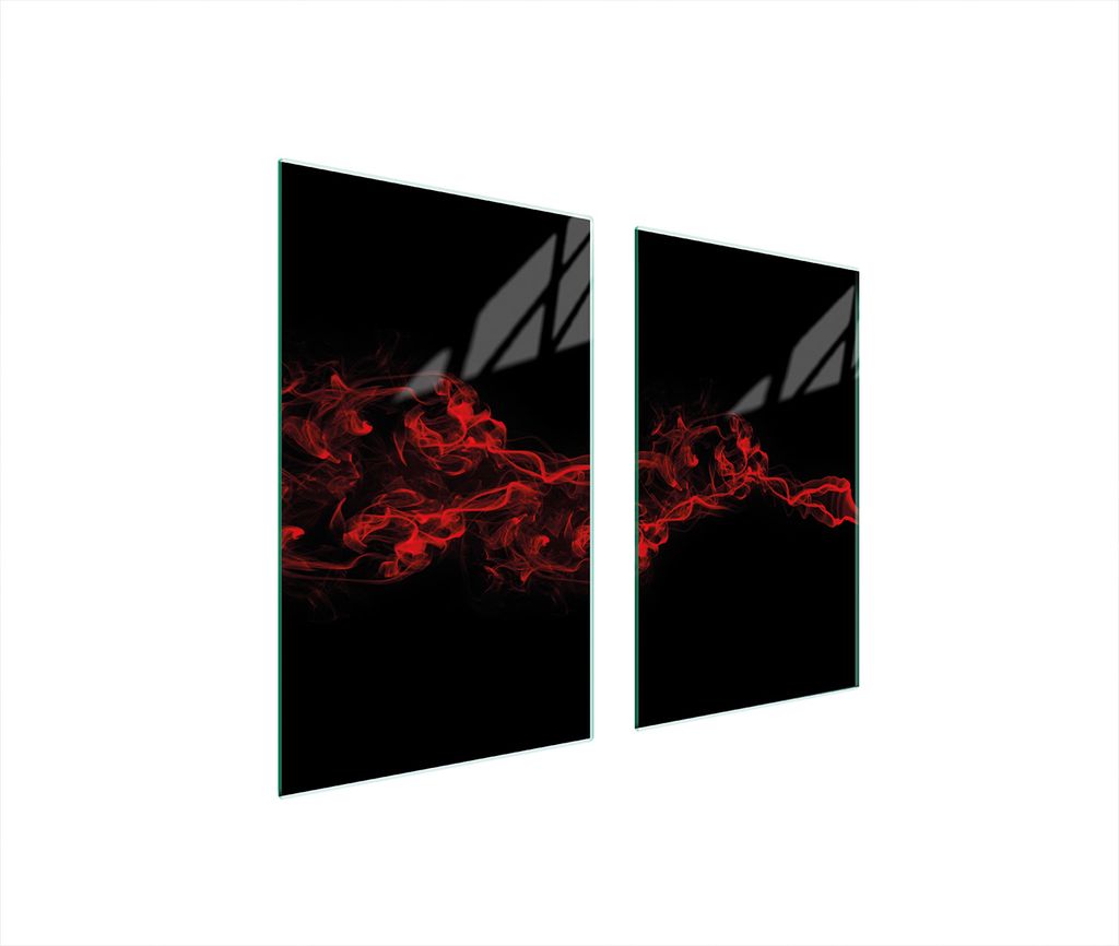 Glasschutzplatte Für Herd 75X52 Schwarz
