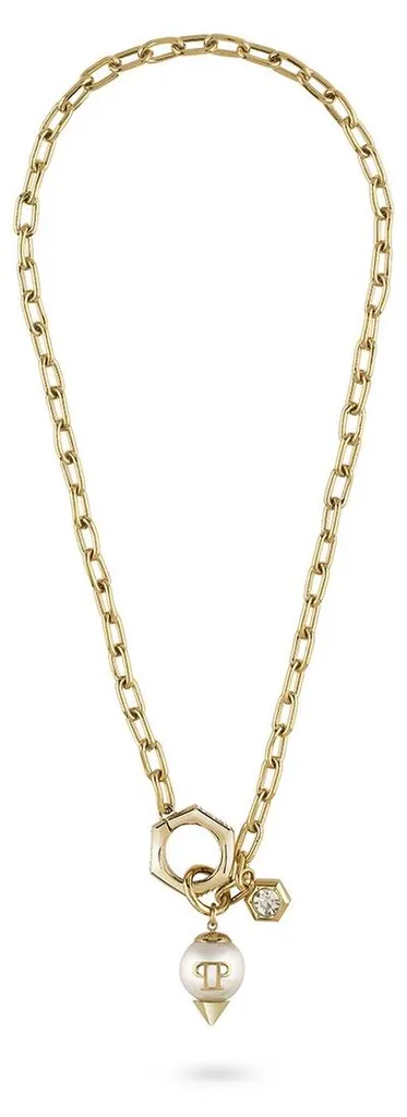 Collier Philipp Plein Rhapsody PJ8EA11NU pour femme en acier de 42cm