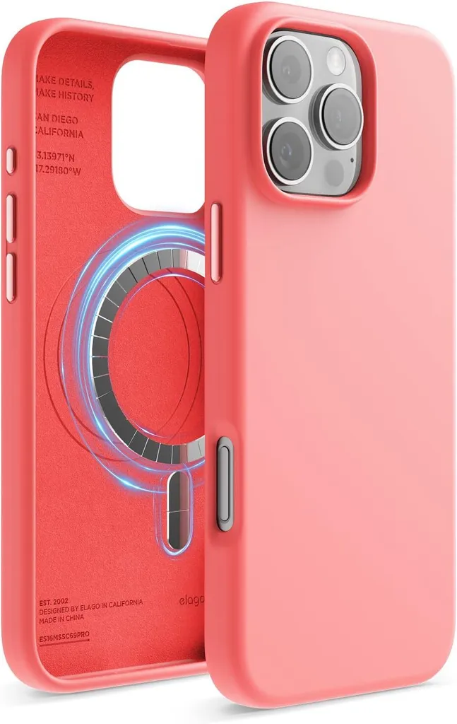 Cover elago Rosa iPhone 16 Pro Max MagSafe | Vibes Pazzesche