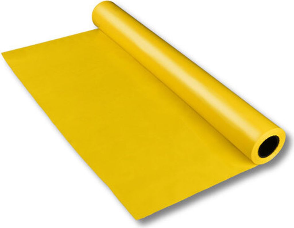 1x LDPE-Folie Dekofolie Tischdecke gelb opak 2300mm x 50m Produktbild 