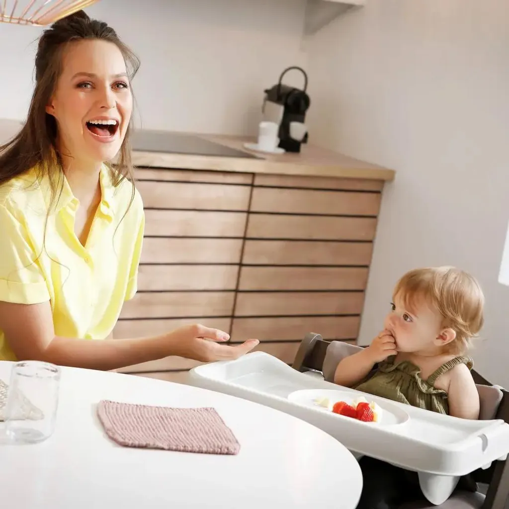 Tablette Repas pour Chaise Hauck Alpha : Idéal pour l'Autonomie Bébé - 18