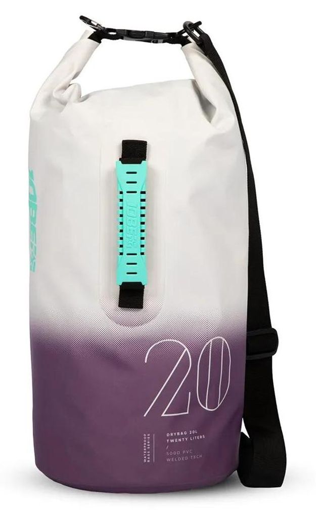 Jobe Drybag 20L, Violett, Weiß, 20 l, Polyvinylchlorid (PVC), Einfarbig, 500 D, 350 mm