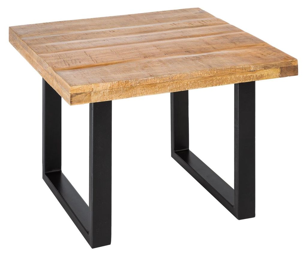 Mesa de centro de 60 cm, diseño de madera, mesa moderna Imagen del producto 
