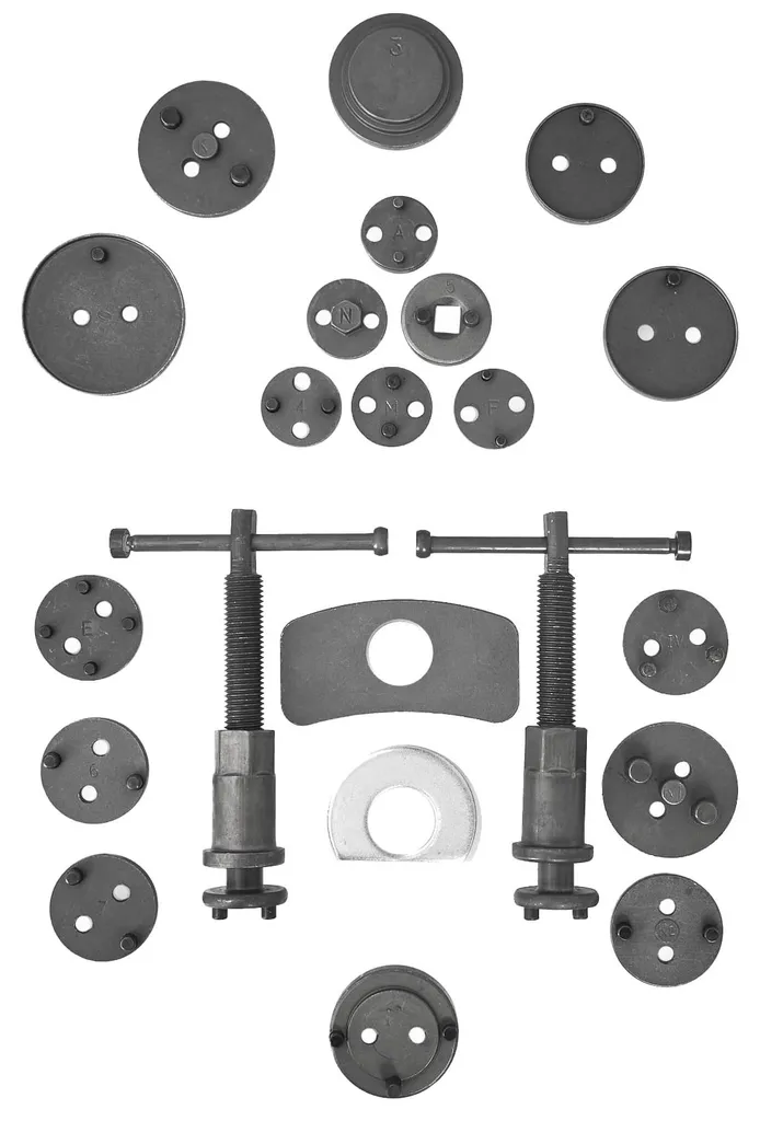 Kit Repousse Piston pour Étrier Grippé - Solution de Freinage 22 pcs - 9