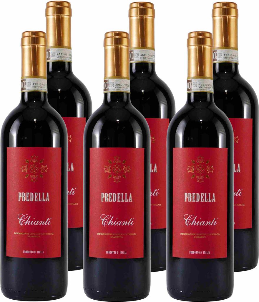 Predella Chianti Rotwein DOCG -trocken- (6 x 0,75L)