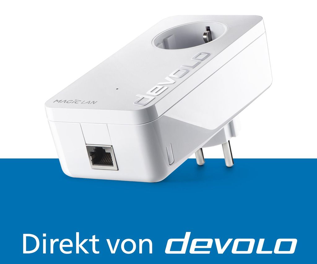 devolo Magic 2 LAN Powerline 1x porta LAN Gigabit 1x Immagine del prodotto 