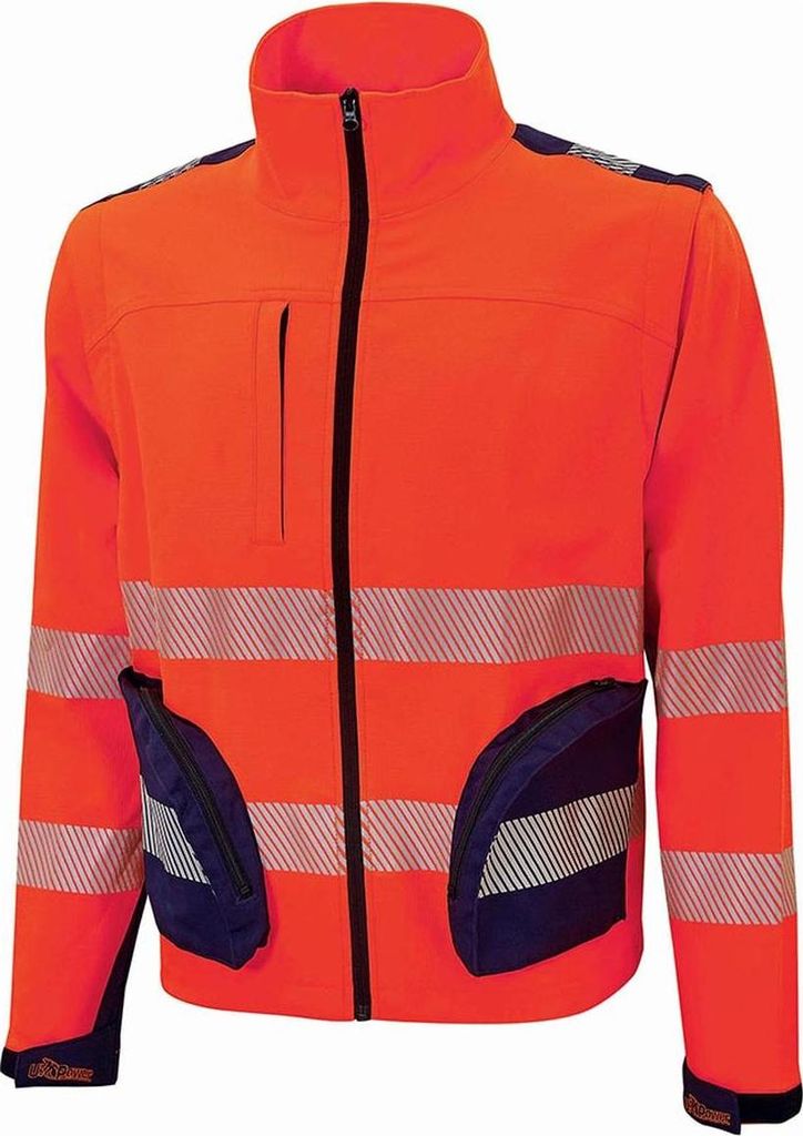 U-POWER Warnschutzjacke Bea rot XL