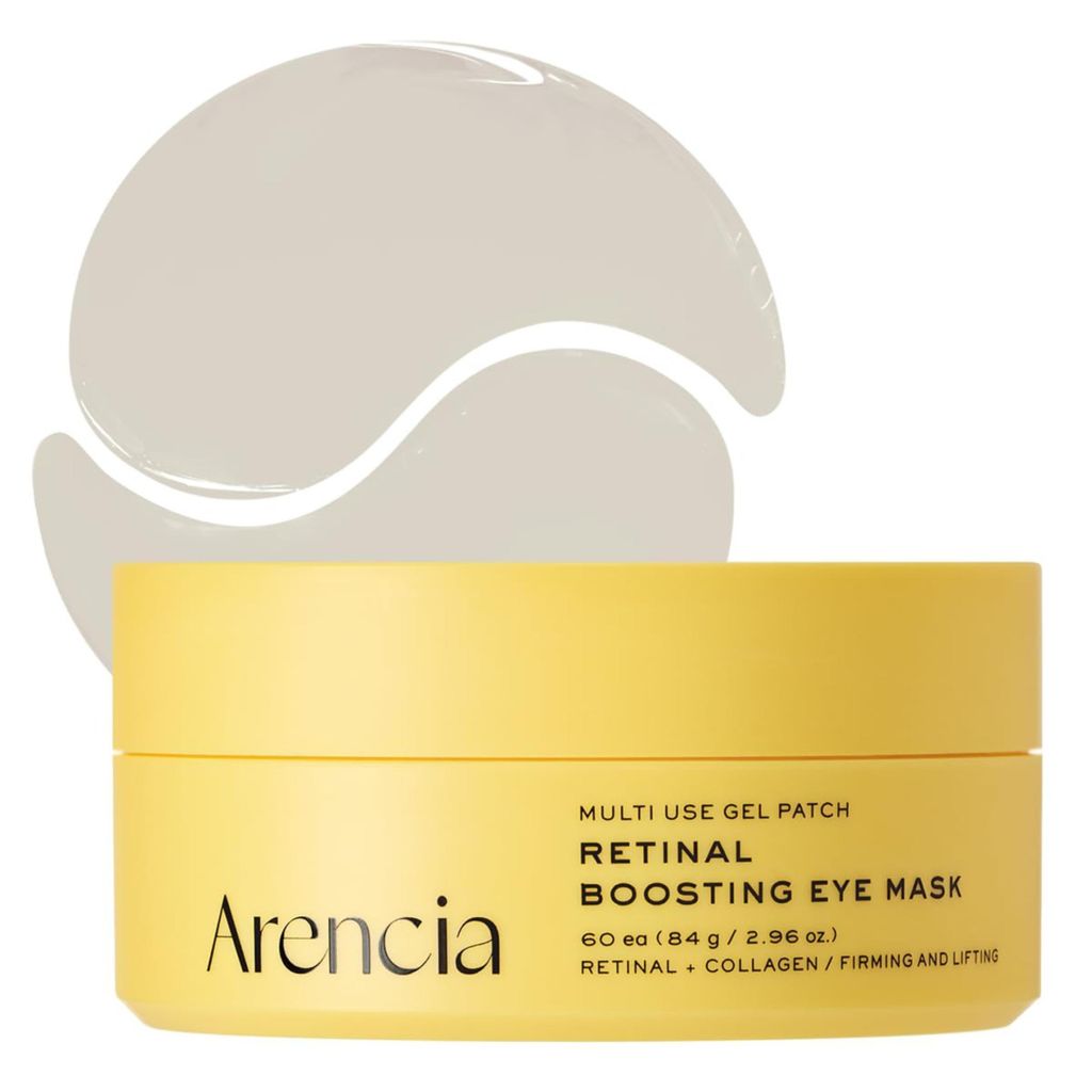 Arencia Retinal Boosting Eye Mask 60ea – Hydrogel Eye Patches mit Retinal & Peptides – Hyaluronic Acid Eye Mask für Skin Hydration & Elasticity