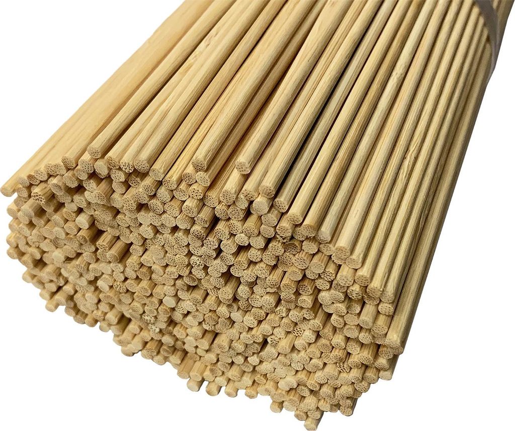 Set di 1000 bastoncini di bambù lunghi (3 mm x 50 cm, Immagine del prodotto 