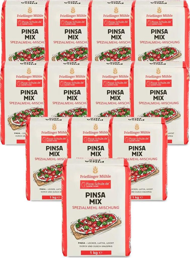 BIELMEIER Spezialmehl für Pinsa 12 Stück a 1 kg Frießinger Produktbild 