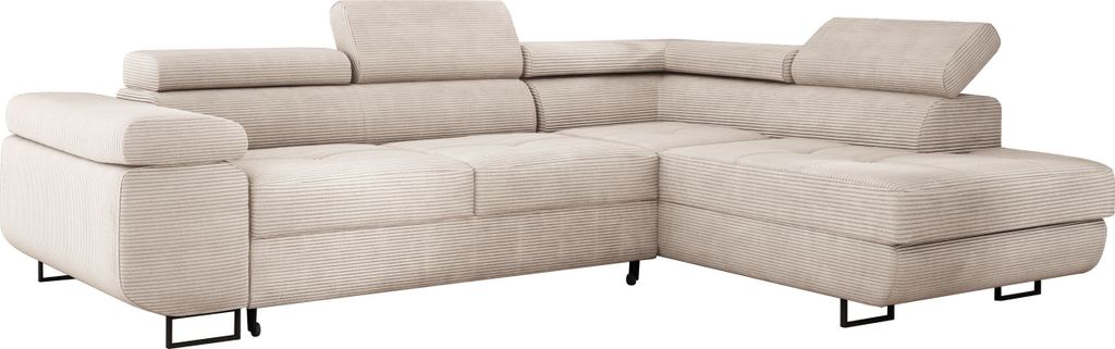 Ecksofa MONTANA mit einstellbare Kopfstützen, Eckcouch mit Produktbild 