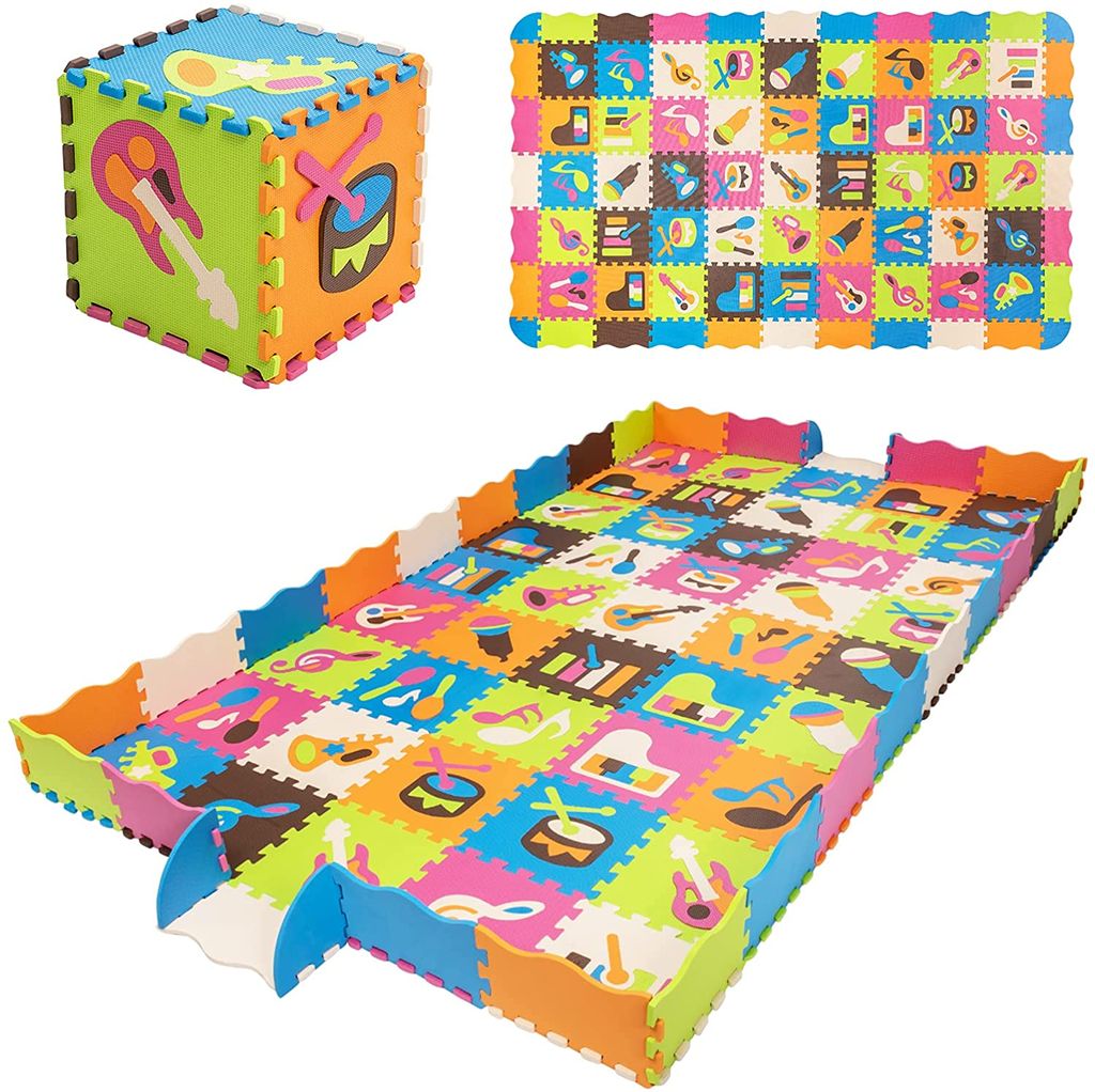 Puzzlematte Kinder Spielmatte Spielteppich Schutzmatte Bodenmatte Krabbelmatte 