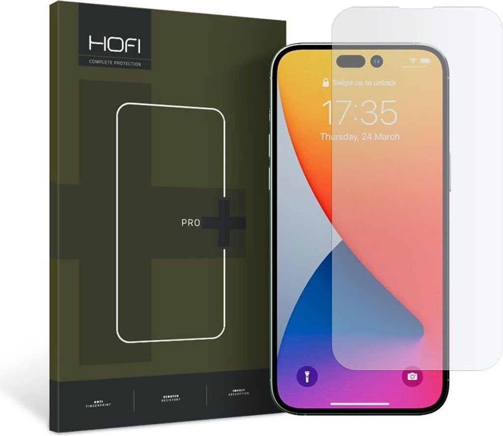 Hofi Glass Pro+ Iphone 14 Pro Vetro temperato trasparente Immagine del prodotto 