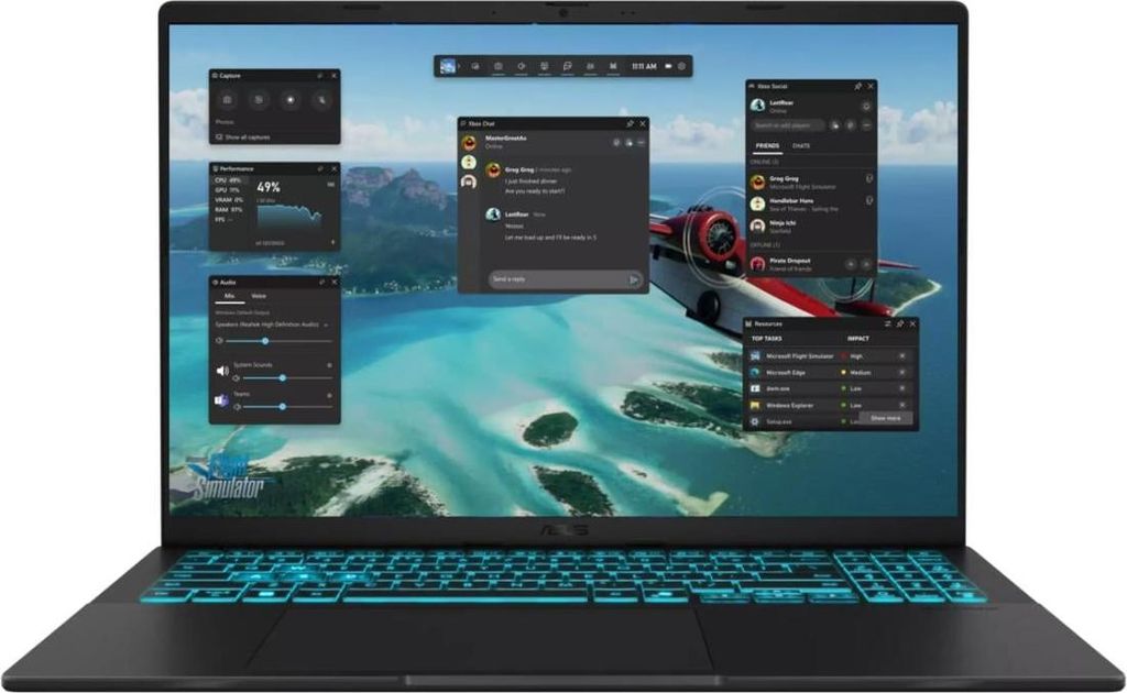 ASUS V16 V3607VM-RP014 - Notebook 16" - Core 7-240H - RTX 5060 - 64GB RAM - 2 TB NVMe - Win11
