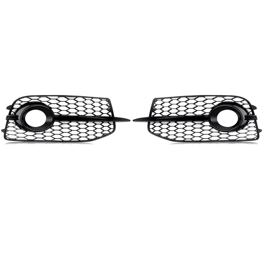 Grille de Calandre pour Audi Q3 S-Line 2011-2015 en Nid d'Abeille Noir