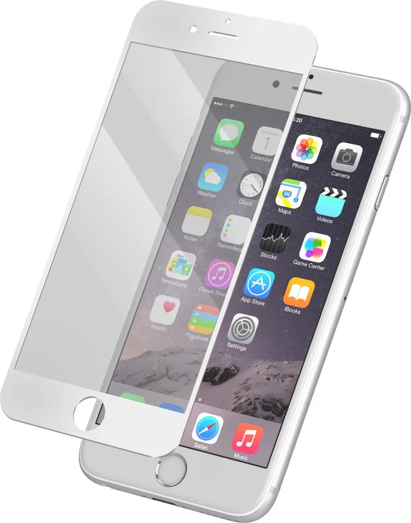 Évitez les rayures sur iPhone 6 grâce au verre trempé Moshi blanc robuste