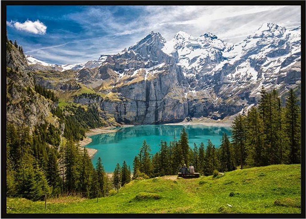 Bild Poster im Rahmen 43x33 cm Schweiz P931