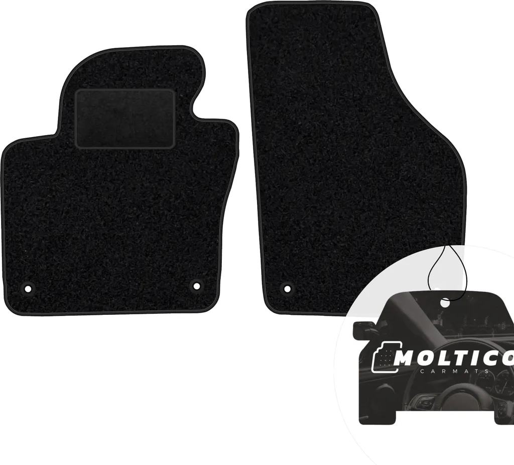 Tappetini Auto Velours Nero per VW Tiguan I 2007-2015 | moto-MOLTICO
