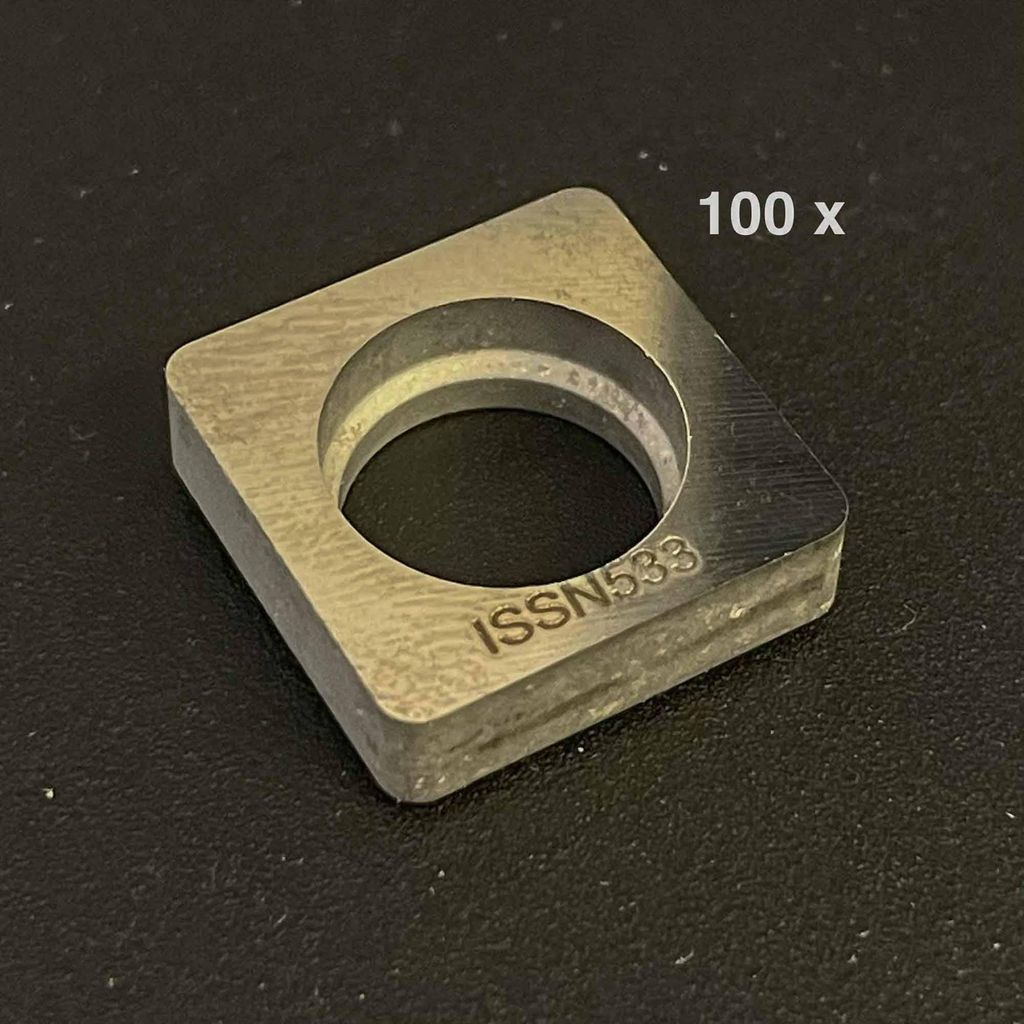 ERICKSON ISSN533 Hartmetall-Unterlegscheibe 10x10 mm, verschleißfest, robust, für industrielle Anwendungen