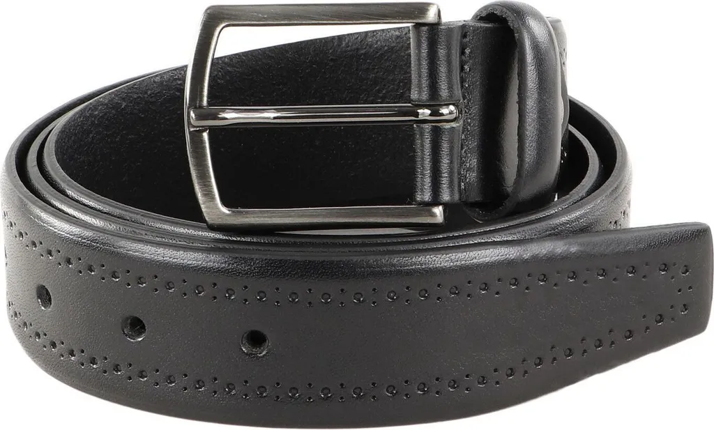 Cintura Vanzetti Pelle Nera W90 - Vera Pelle Tedesca Qualità Premium