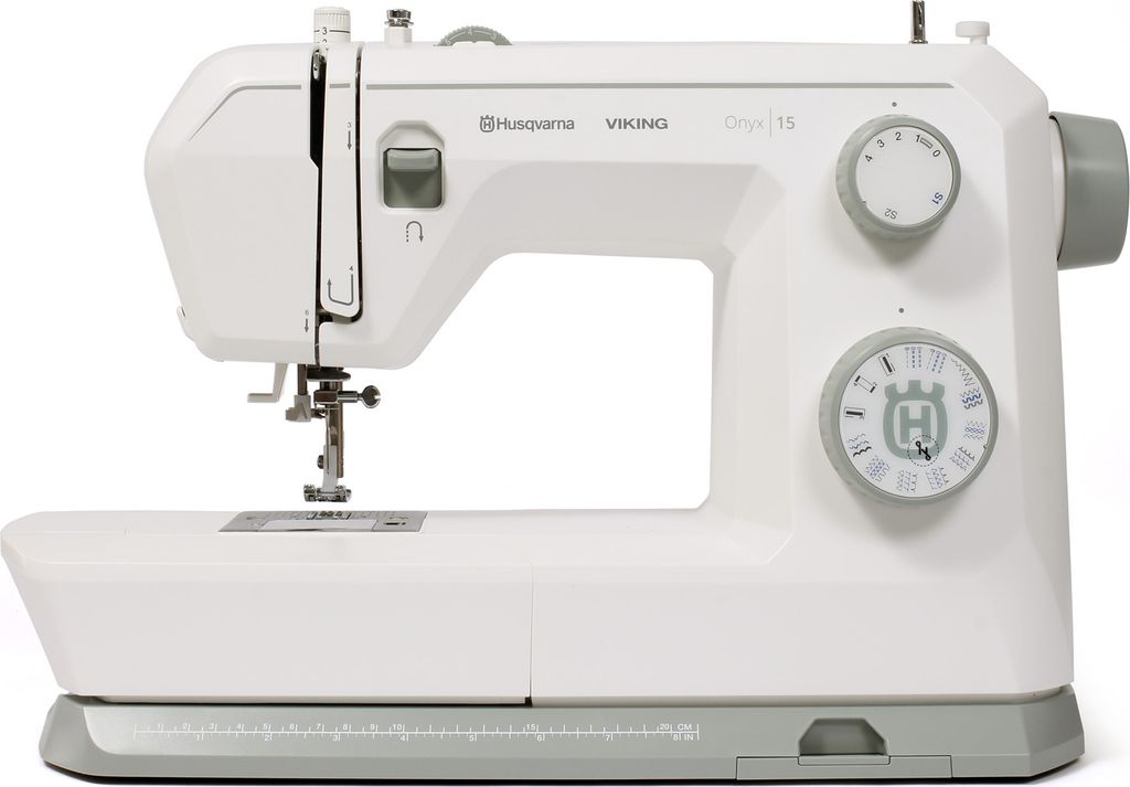 Husqvarna Viking ONYX15, Grau, Dunkelgrün, 4 Step, 204 mm, 454 mm, 279 mm, 6,1 kg