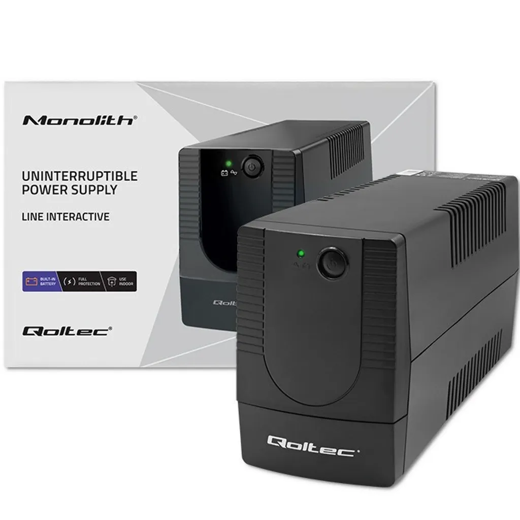 Évitez les Pertes de Données avec l'Onduleur Qoltec 53772 650VA 360W