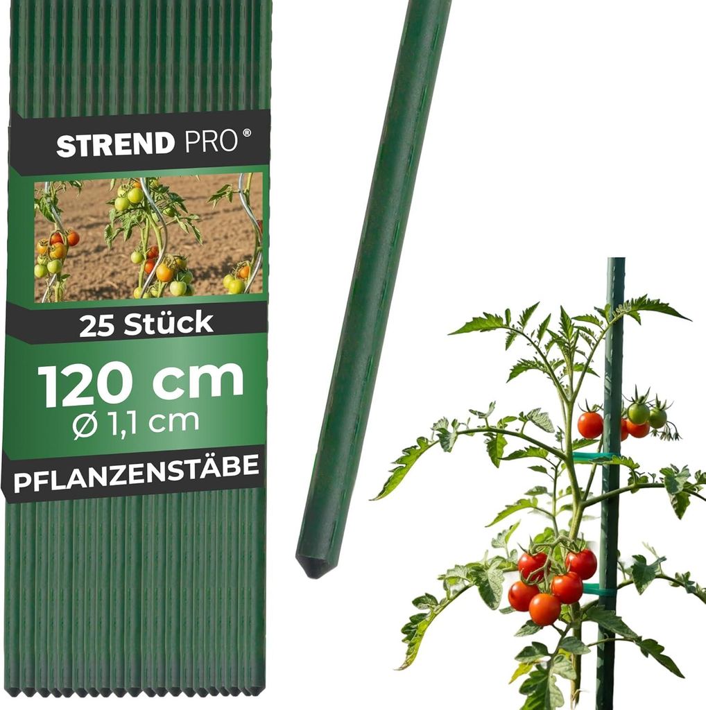 Tyč Garden SB 11/1200 mm, ocel/plast, zelená, opěrná k Obrázek produktu 