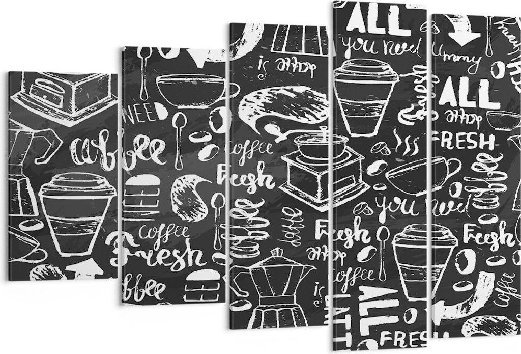 Bild auf Leinwand - Leinwandbild - Graffiti modern - 150x100cm - Wand Bild - Wanddeko - Wandbilder - Leinwanddruck - Bilder - Kunstdruck - Wanddeko...