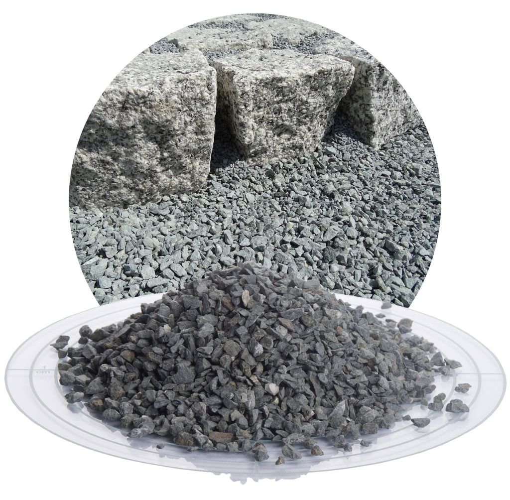 Schicker Mineral-Diabas Pflastersplitt grau 25 kg-2-5mm Produktbild 