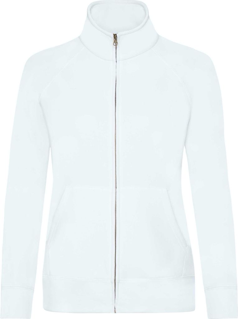 Fruties Sweatshirt mit Reißverschluss für Frauen Ridvan weiß XL