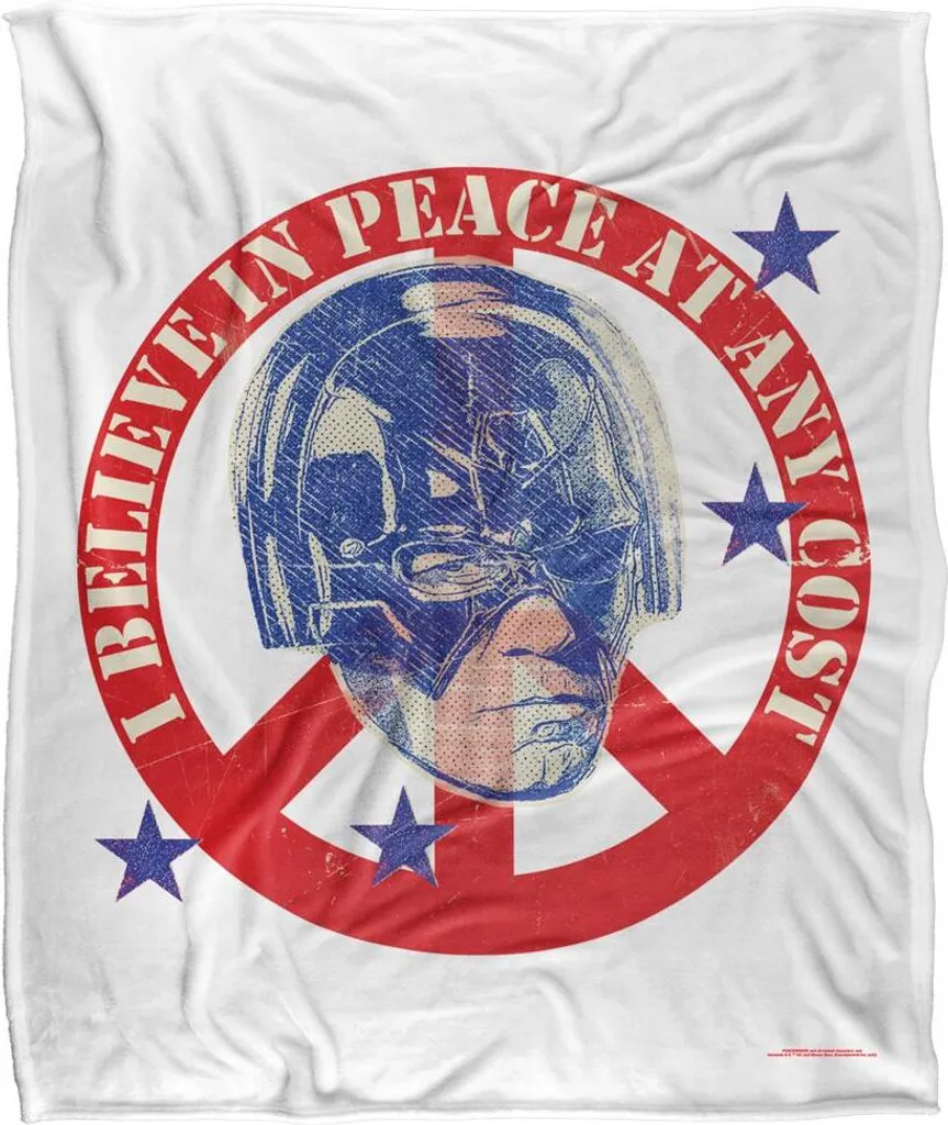 Peacemaker Couverture Peace At Any Cost TV18695 - Plaid Douillet Coloré