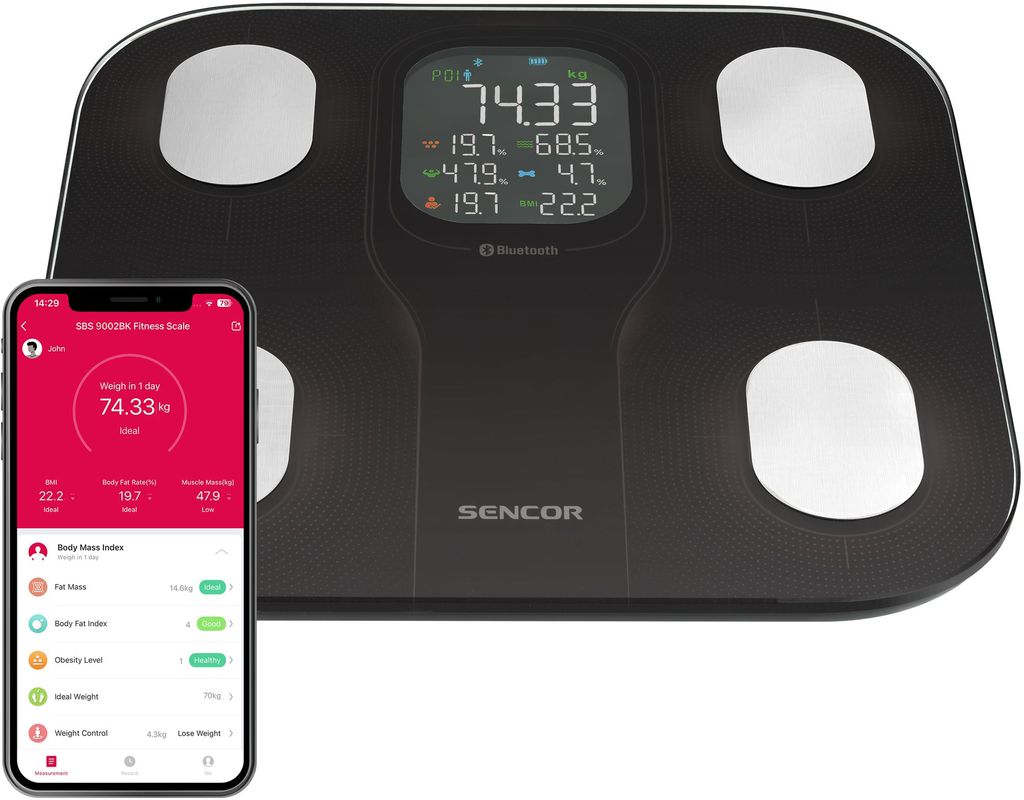 SENCOR SBS 9002BK Osobní váha Obrázek produktu 